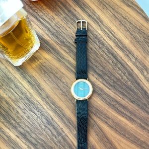 Anne Klein Watch with green stone face